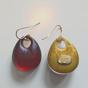 Alexis Bittar | Lucite Drop Purse Earrings (Red)